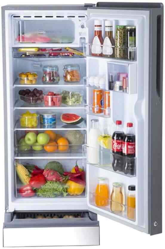 Haier 195 L Direct Cool Single Door 5 Star Refrigerator Mirror Glass Hrd 1955pmg E