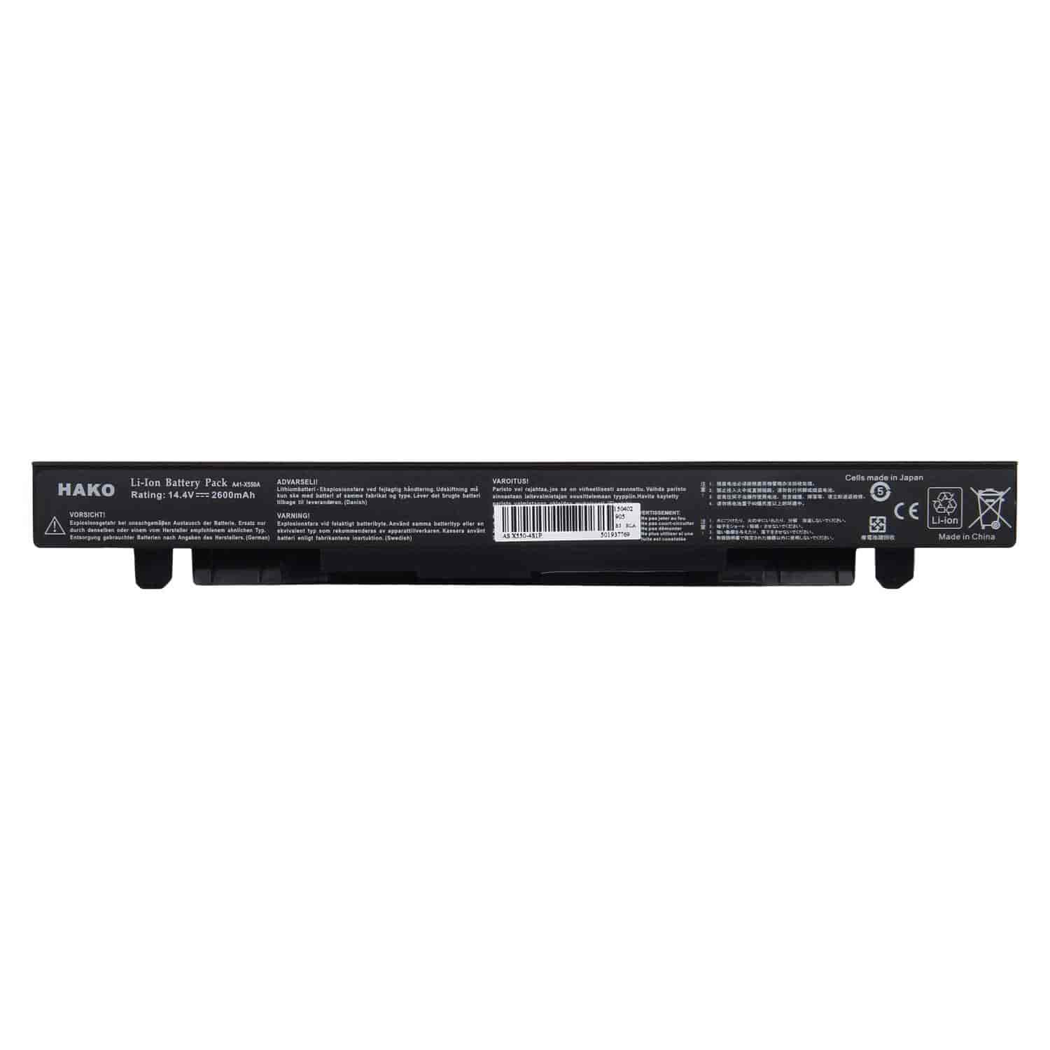 Buy Hako Japanese Battery For Asus Asus A450 A550 F450 K450 K550 X450 X550 X550ca A41 X550 A41 X550a 4 Cell Laptop Battery Features Price Reviews Online In India Justdial