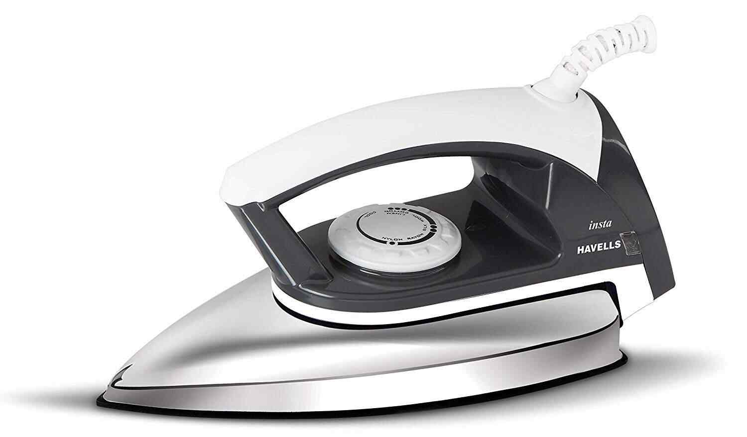Havells Dry 750 Watts Black Pressing Iron Get Best Price from