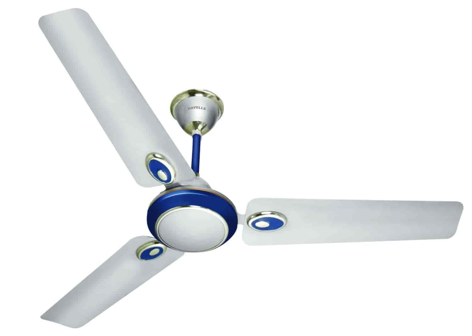 HAVELLS Fusion 1200 mm 3 Blades Ceiling Fan (Silver & Blue)