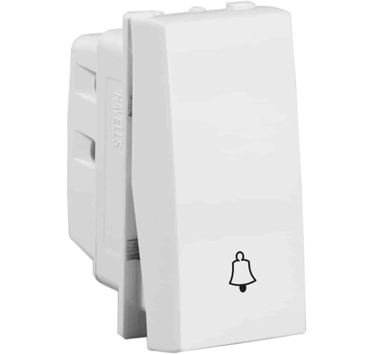 HAVELLS Oro 10A Bell push Switch [AHOSBXW100]