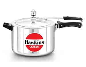Hawkins Classic 8 ltr Pressure Cooker (Pack of, Silver)