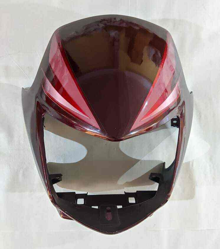 Rebel red metallic honda shine sales