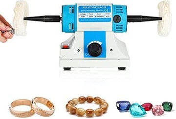 Bench Buffer Polisher For Metal - Polish Steel, Aluminum & Alloy, Open Box Condition