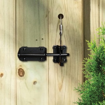 PITEPUL 4 Inch Barn Door Lock - Hook And Eye Latch For Sliding Doors & Gates
