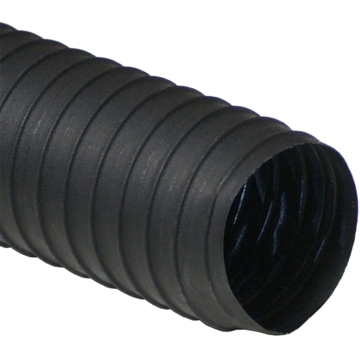 13.8ft Black Corrugated Plastic Conduit Tubing - 5mm Inner, 7mm Outer Diameter