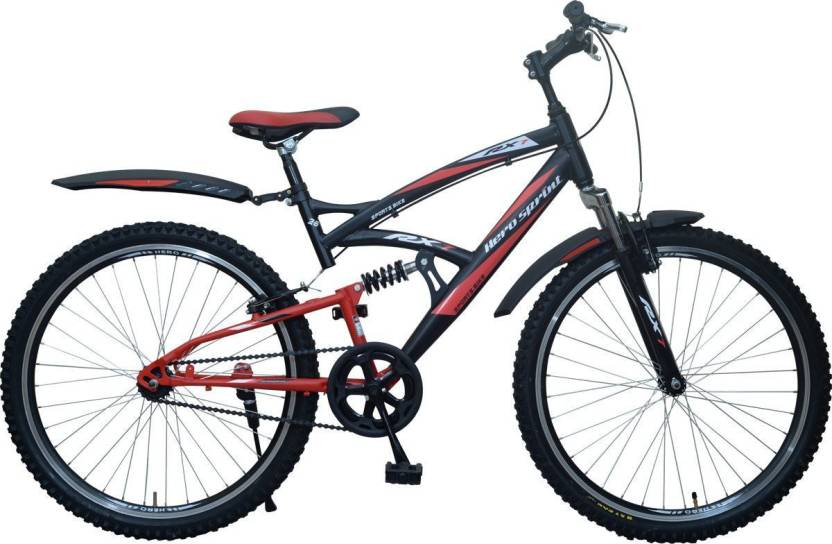 Hero sprint gust 18 speed dual shox hot sale bicycle