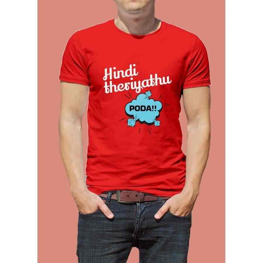 HINDI THERIYADHU PODA TEES in Chennai 