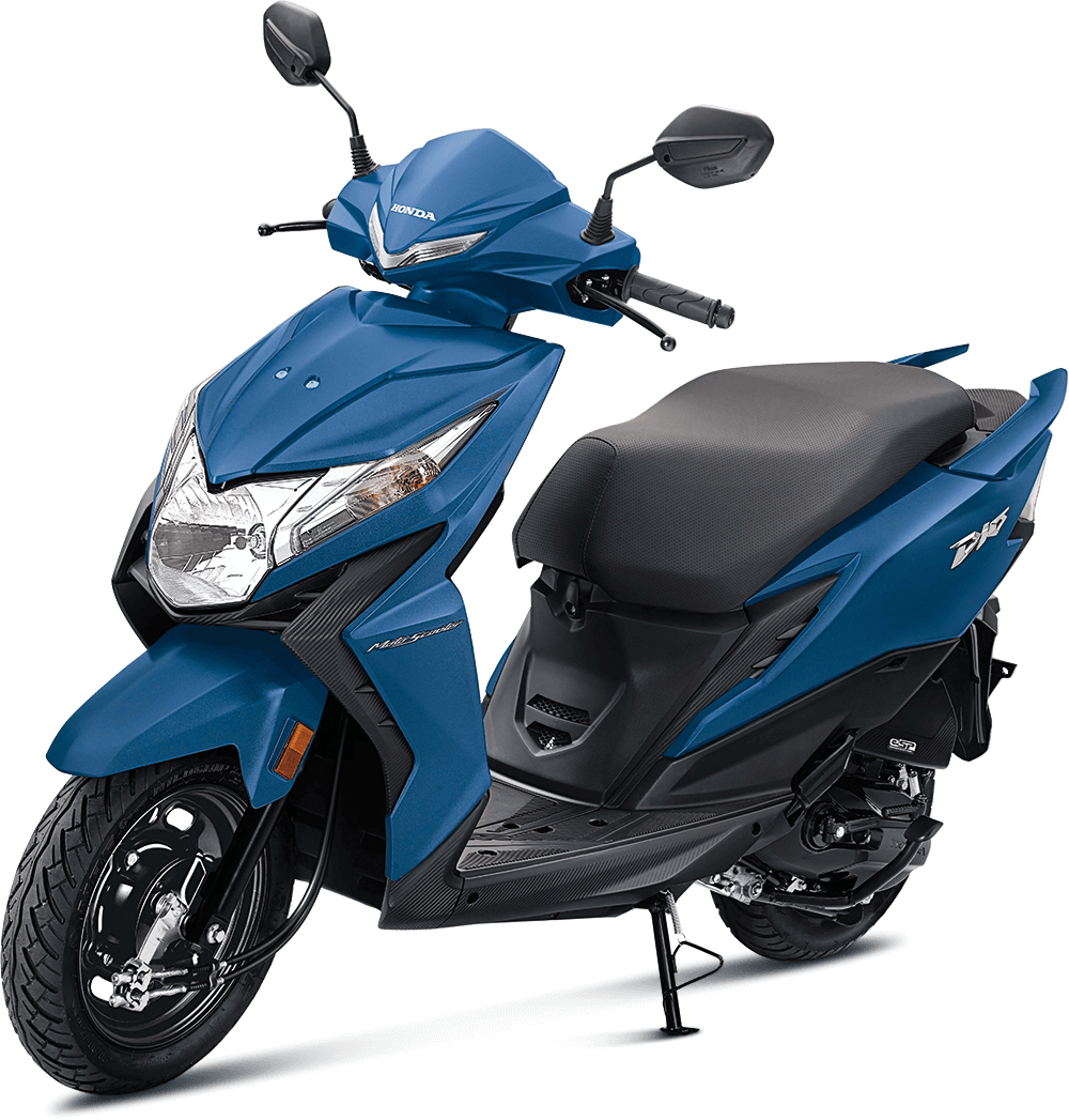 Honda Dio Sports DLX BS6 Matte Marvel Blue Metallic Scooter