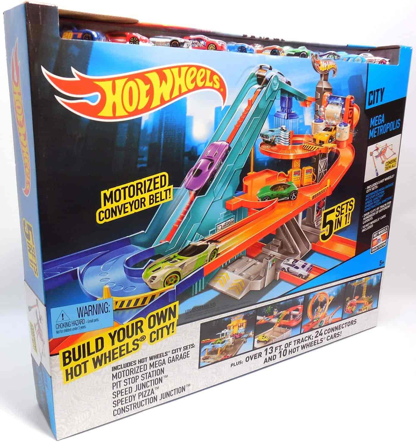hot wheels city motorized race
