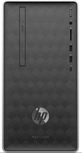 HP Pavilion 590-p0034il Tower PC 2018 (Intel Core i3-8100/4GB/1TB/DOS/Integrated Graphics), Black