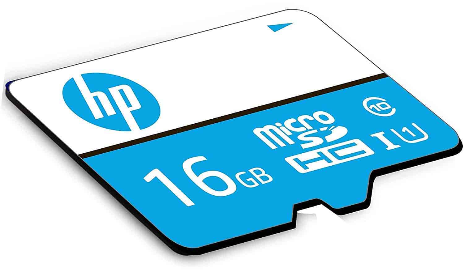 HP U1 TF 16GB Class 10 MicroSD TF Memory Card (Blue)