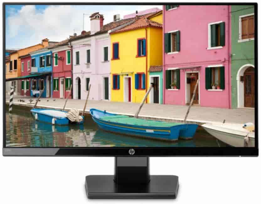 HP 55 cm (21.5) 22w Full HD LED Backlit IPS Panel Monitor Black