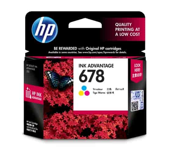 HP 678 Tri-Color Ink Cartridge [CZ108AA]