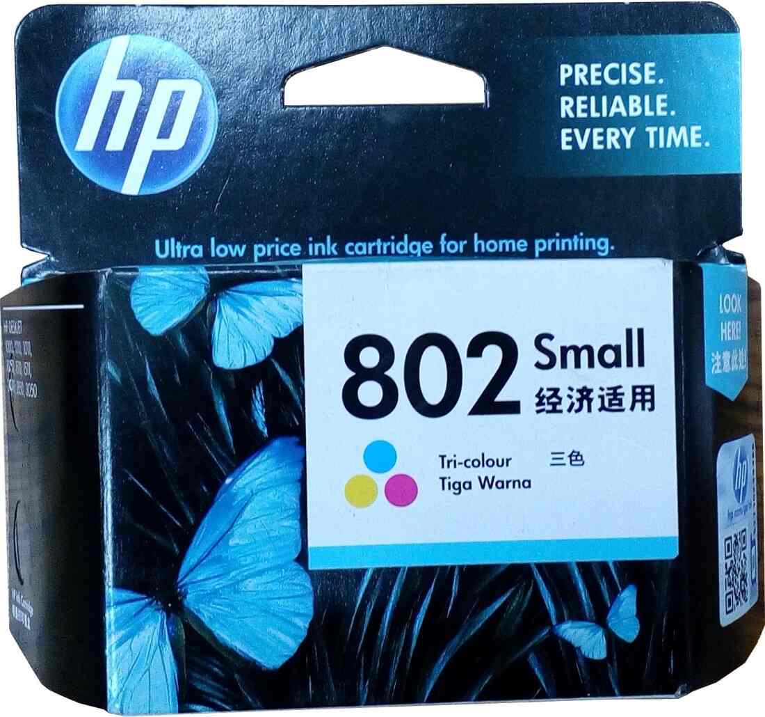 hp 802 colour cartridge price