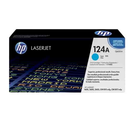 HP LaserJet 2600-2605-1600 Cyan Cartridge [Q6001A]