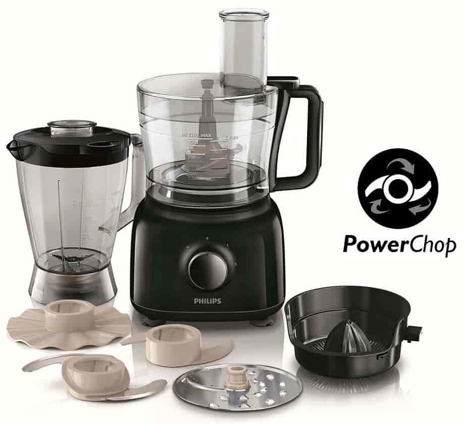 PHILIPS HR7629/90 Food Processor (Black)