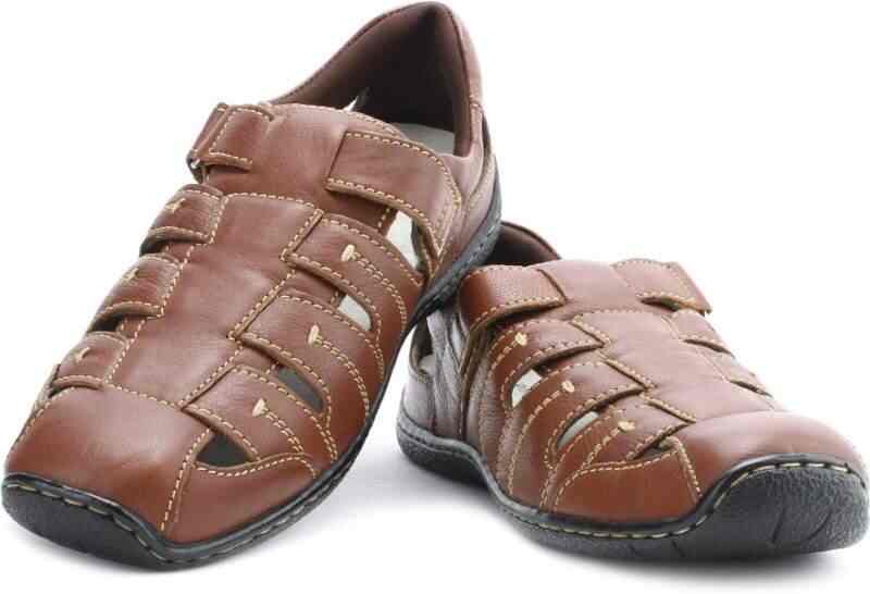 Hush Puppies Men Sandals (Size - 40, Brown)