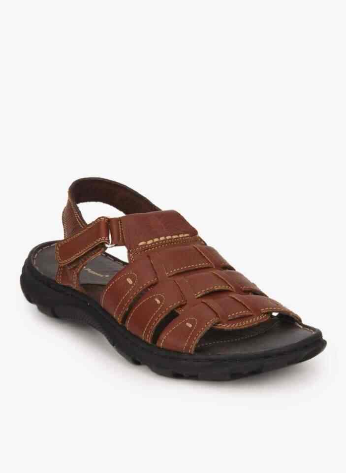 Hush Puppies Men Sandals (Size - 8, Brown)