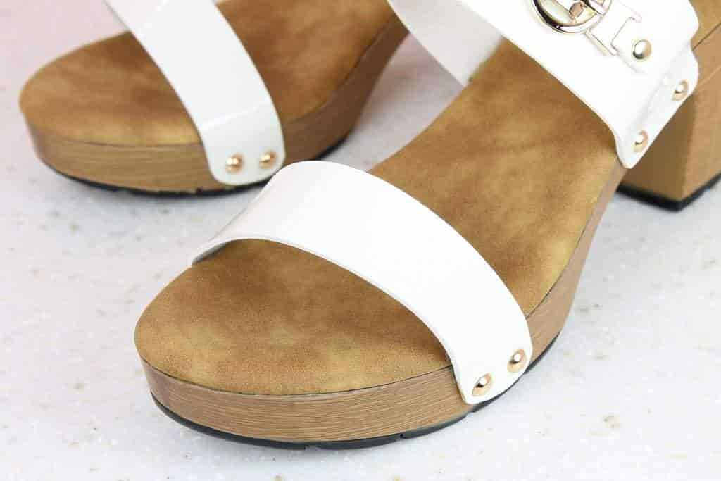 Inc.5 Patent Clog (White, 5)