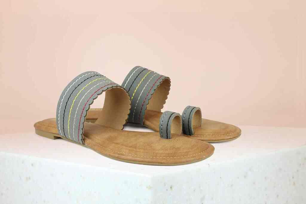 Inc.5 Multi Stitch Toe Post (Grey, 5)
