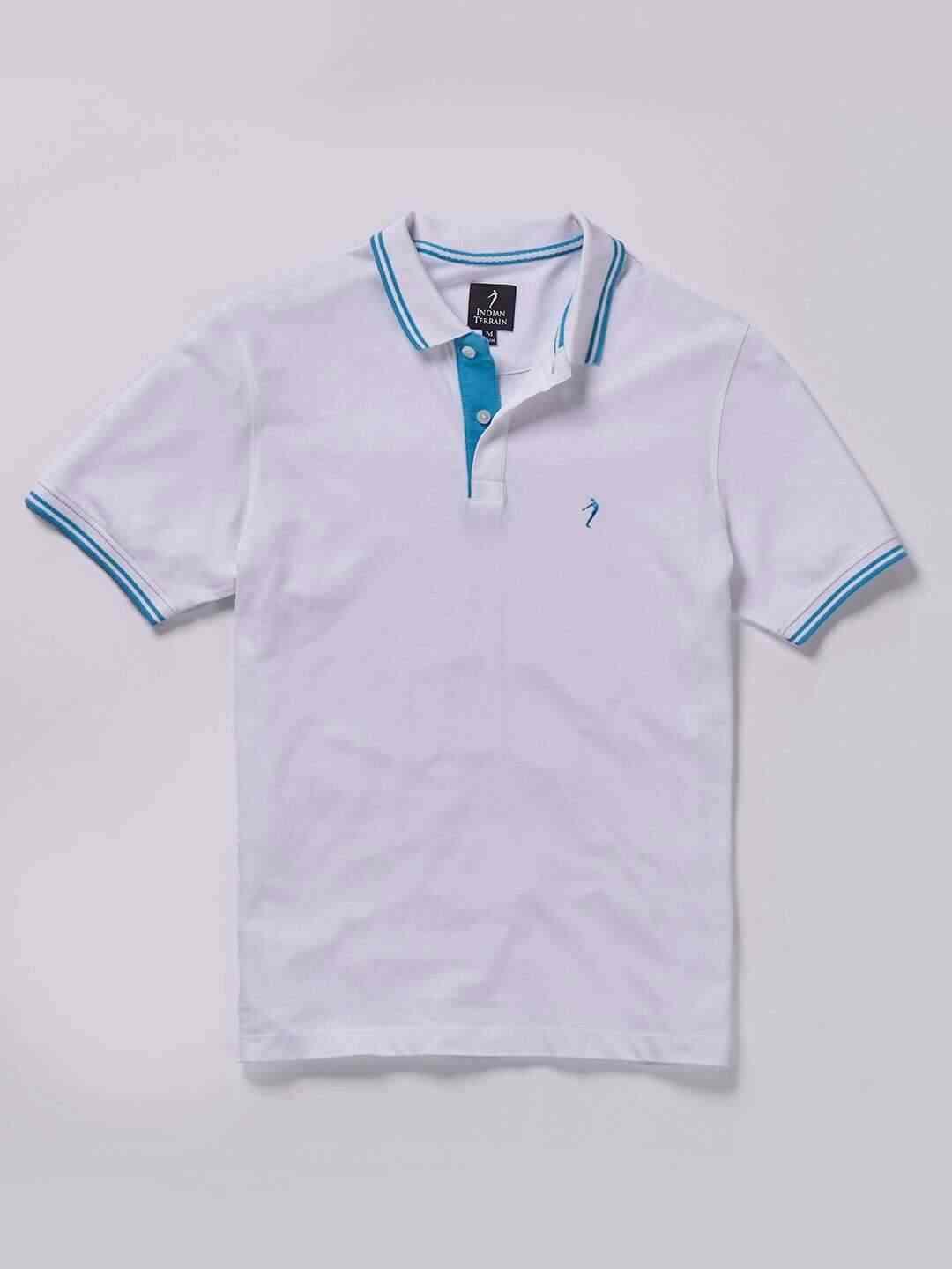 Buy Indian Terrain ITMTS00753WHITESS 