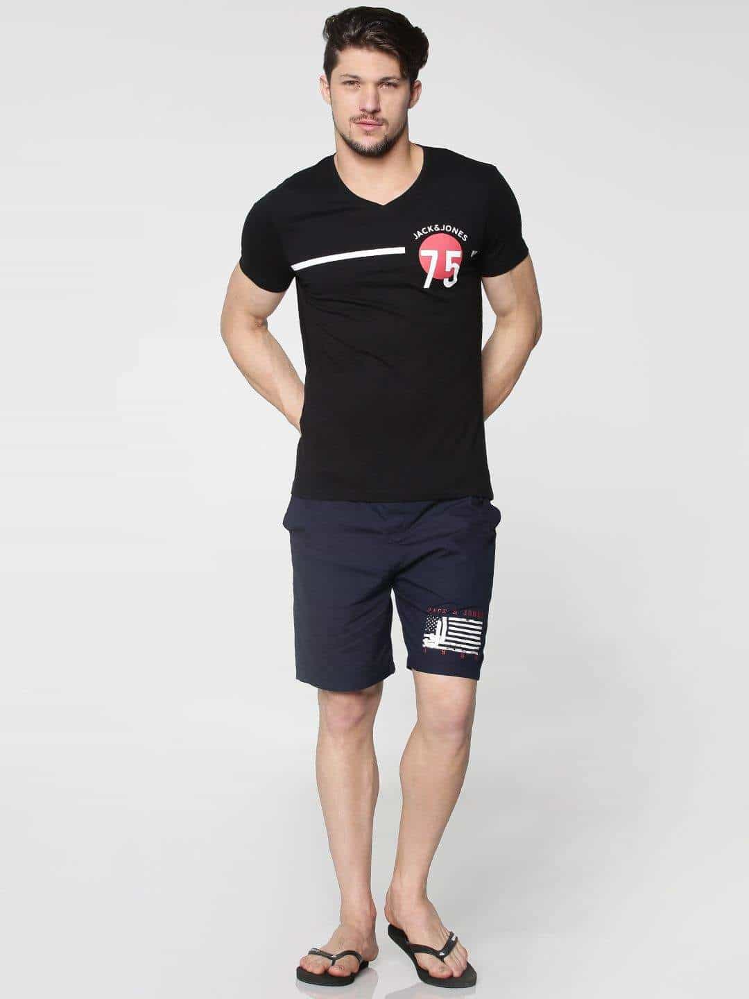 JACK & JONES Navy Shorts [M]