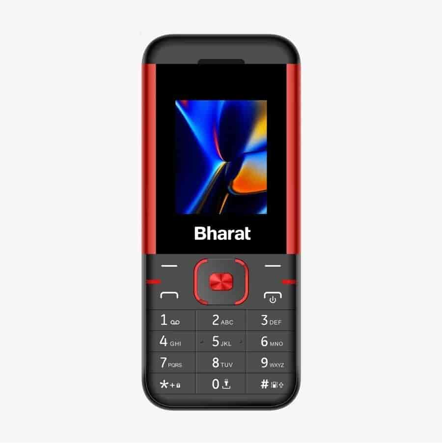 Jio Bharat K1 Karbonn (Grey & Red)
