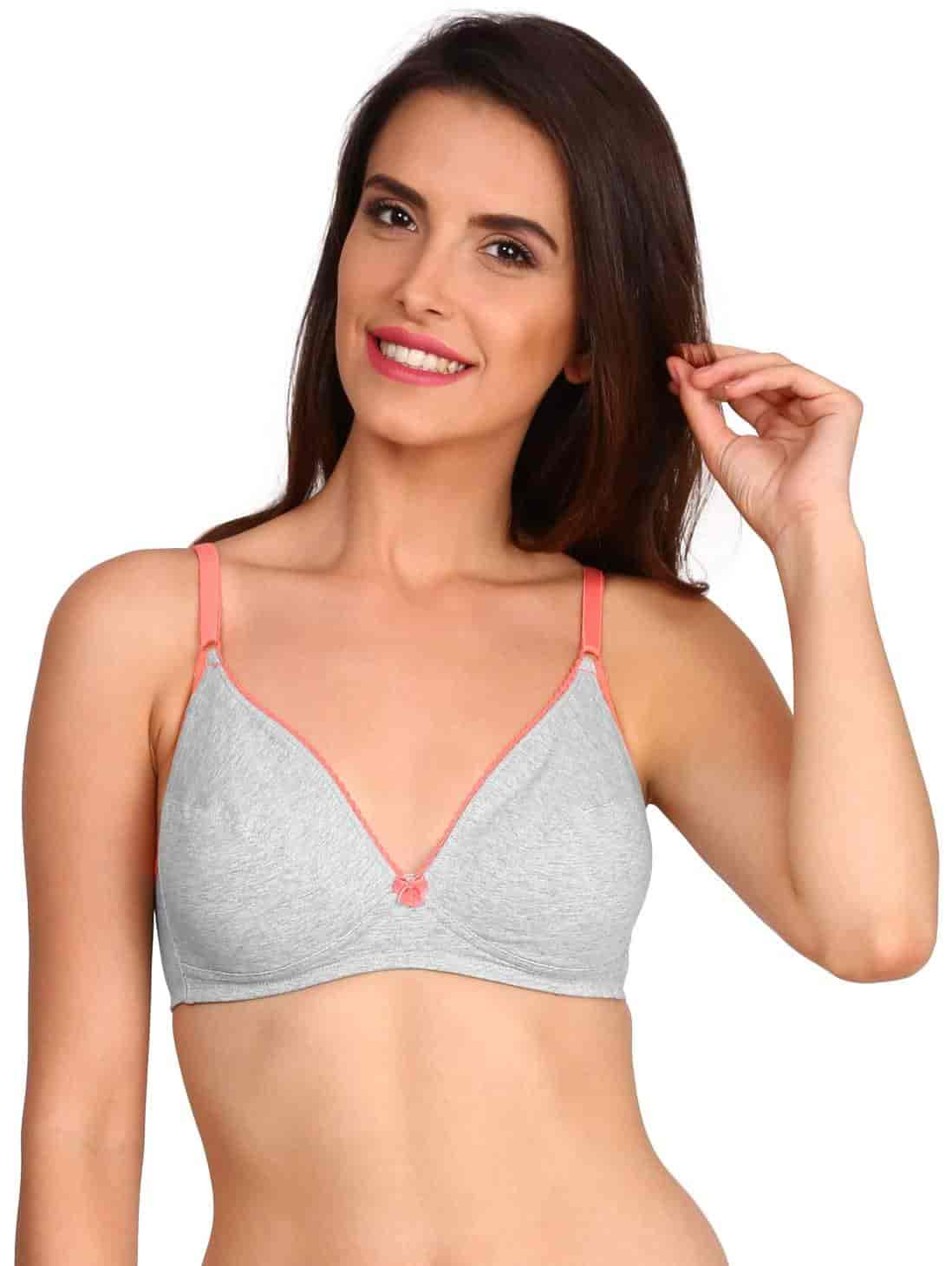 Jockey Light Grey Melange Blush Pink Women s Bra Jockey Light Grey Melange Blush Pink Ladies s Bra Price Starting From Rs 403 Find Verified Sellers at Justdial