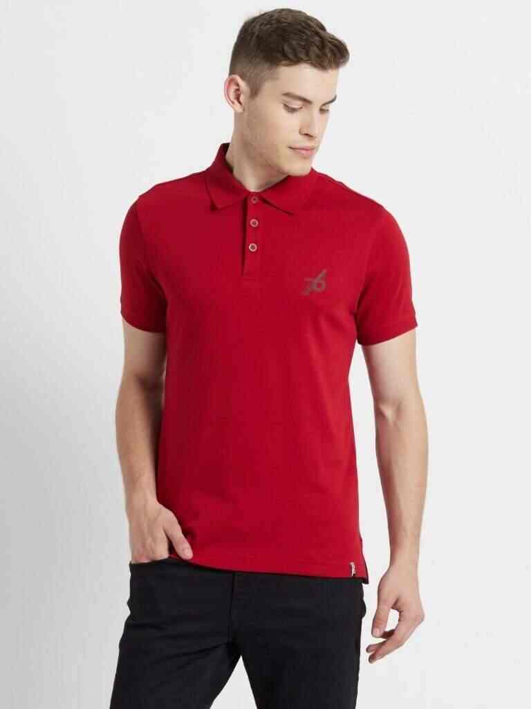 jockey polo neck t shirt