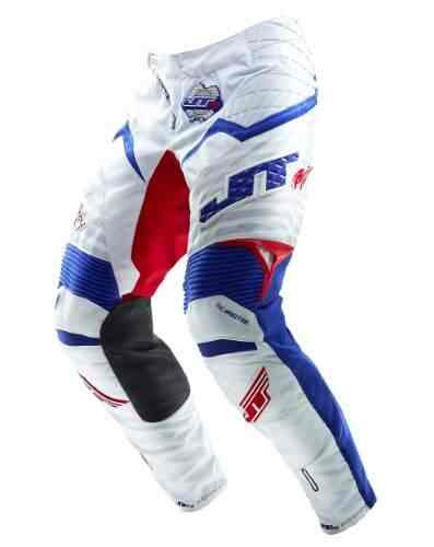red white and blue dirt bike
