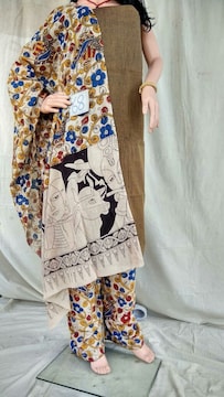 Kalamkari Cotton Dress Materials At Low Price Kalamkari Dress Material  Kalamkari Ladies Suit Material Price