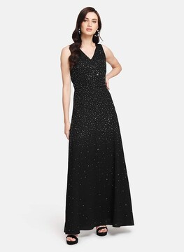 Kazo Heather Moss Black Maxi Price Starting From Rs 5,810. Find Verified  Sellers in Delhi - JdMart