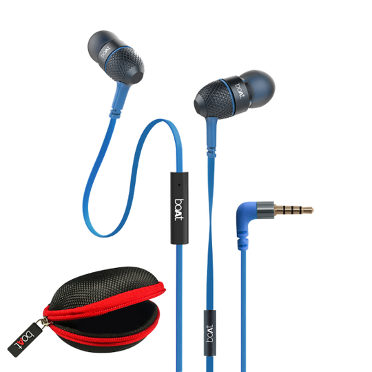 BoAt BassHeads 225 With Carrying Case Blue Headphones Price Starting From Rs 959. Find Verified Sellers in Bikaner JdMart