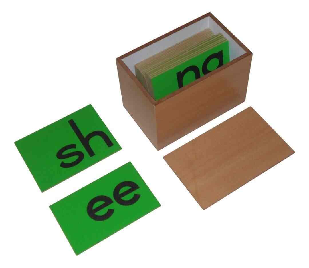 Buy Kido Montessori Materials Sandpaper Tracing Letters English Phonograms Cursive Alphabet