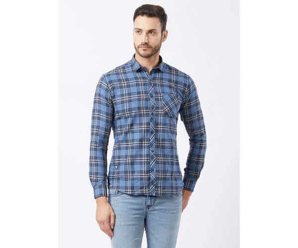 KILLER Checkered Blue Color Casual Shirt