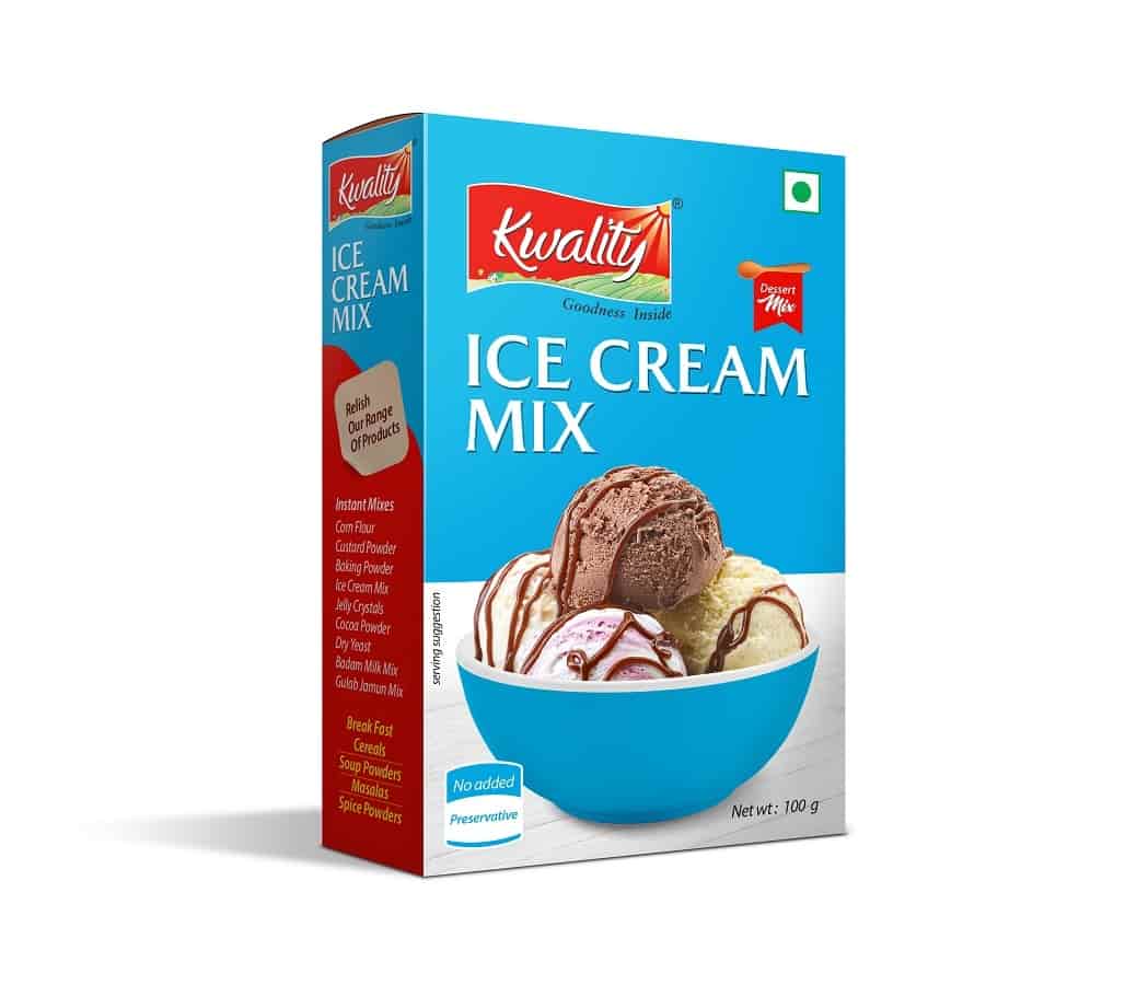Kwality Wall's Ice Cream Mix- Pinapple - 100 gm