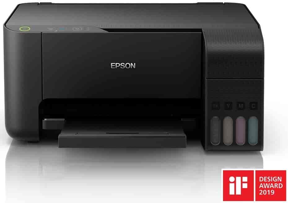 EPSON EcoTank L3150 Wi-Fi All-in-One Ink Tank Color Printer (Black)