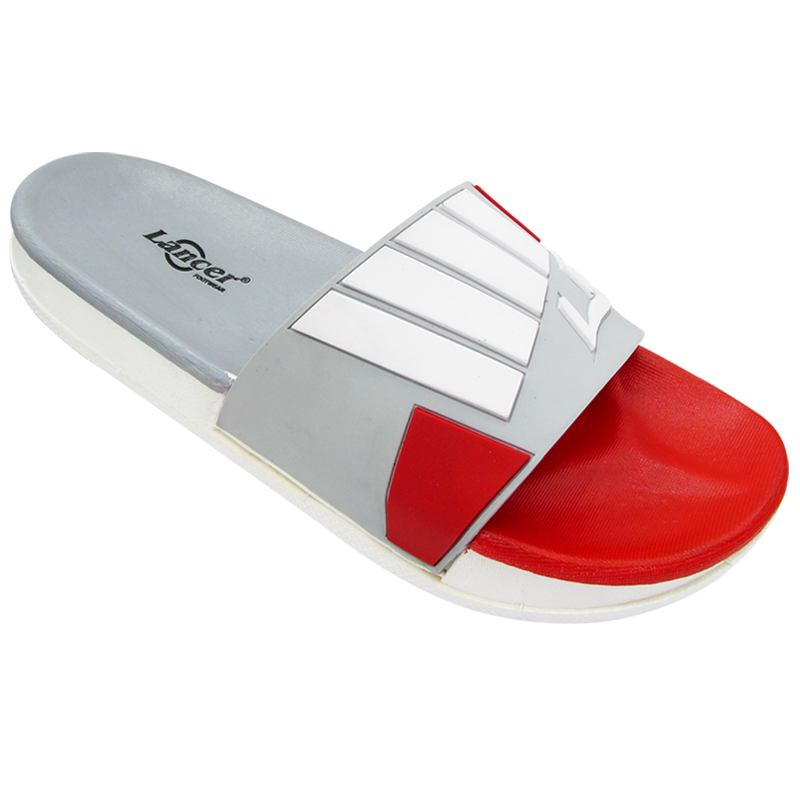 Lancer Grey Red Sandals in Kurnool Dealers Manufacturers