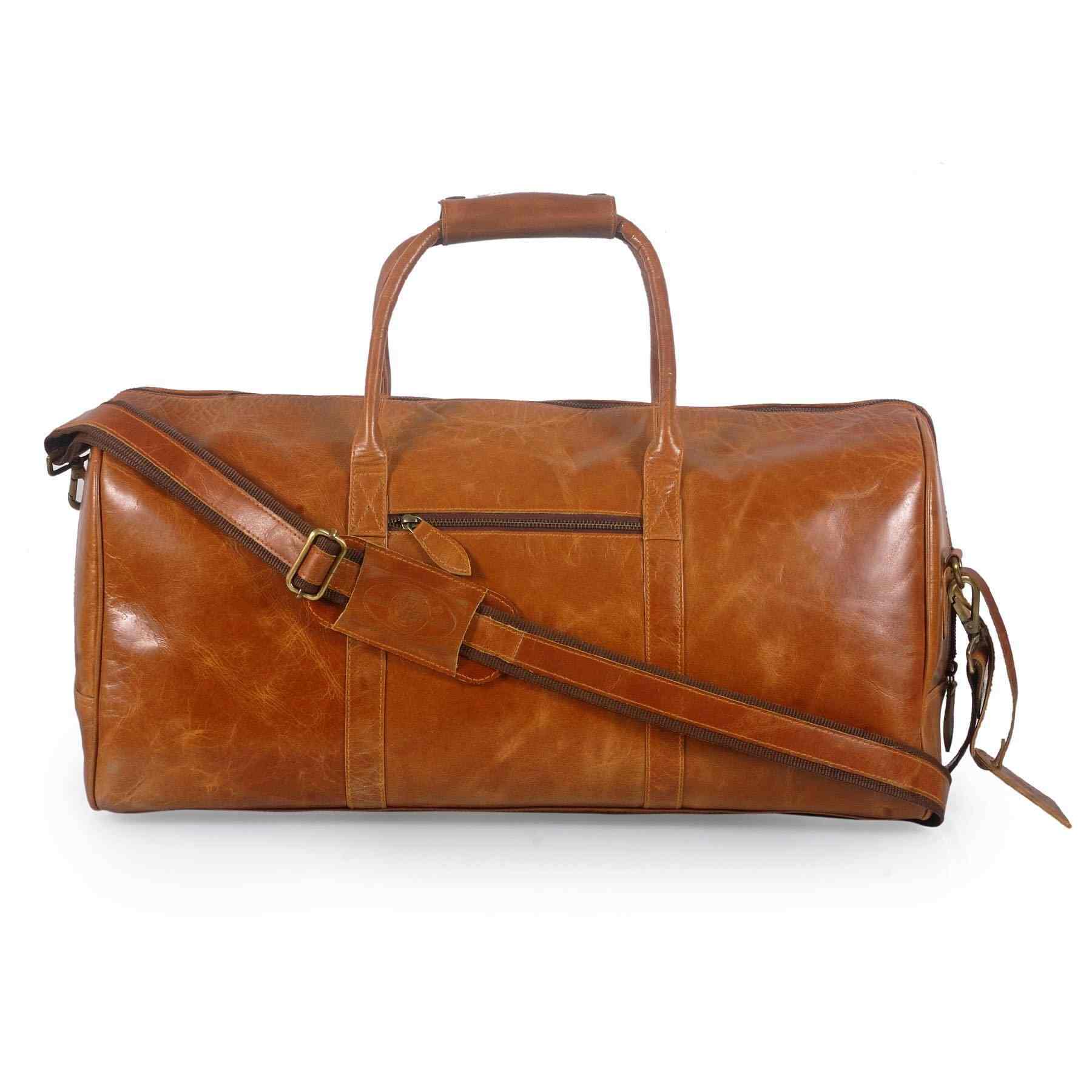 Fastrack leather travel bag online