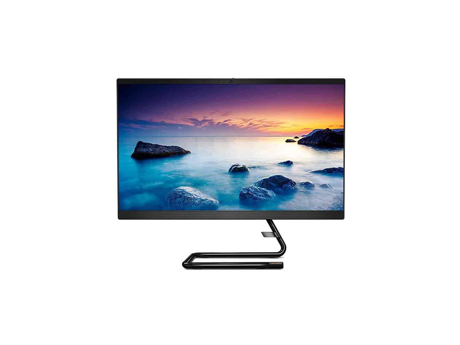 Lenovo Ideacentre A340 Intel Core i5 8th Gen 24   FHD All in one Desktop (8GB RAM/1TB HDD + 256GB SSD/Windows 10/MS Office/Black),F0E800B9IN
