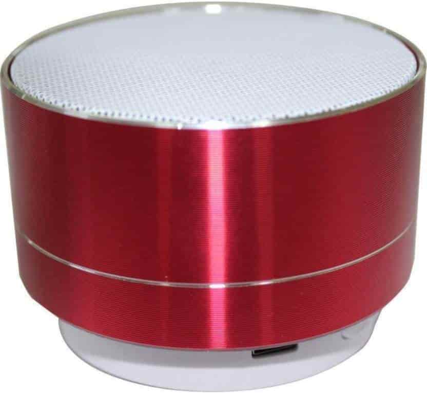 Lifemusic A18 Red Speaker For All Smart Phones ,Metalic Body ,Dynamic Bass Sound Bluetooth Speaker 5 W Bluetooth Speaker (Multicolor, 3.1 Channel)