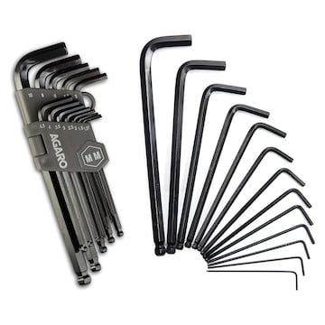 DIY Doctor Allen Key Set (9 Pieces) - Long Ball-End Allen Keys From 1