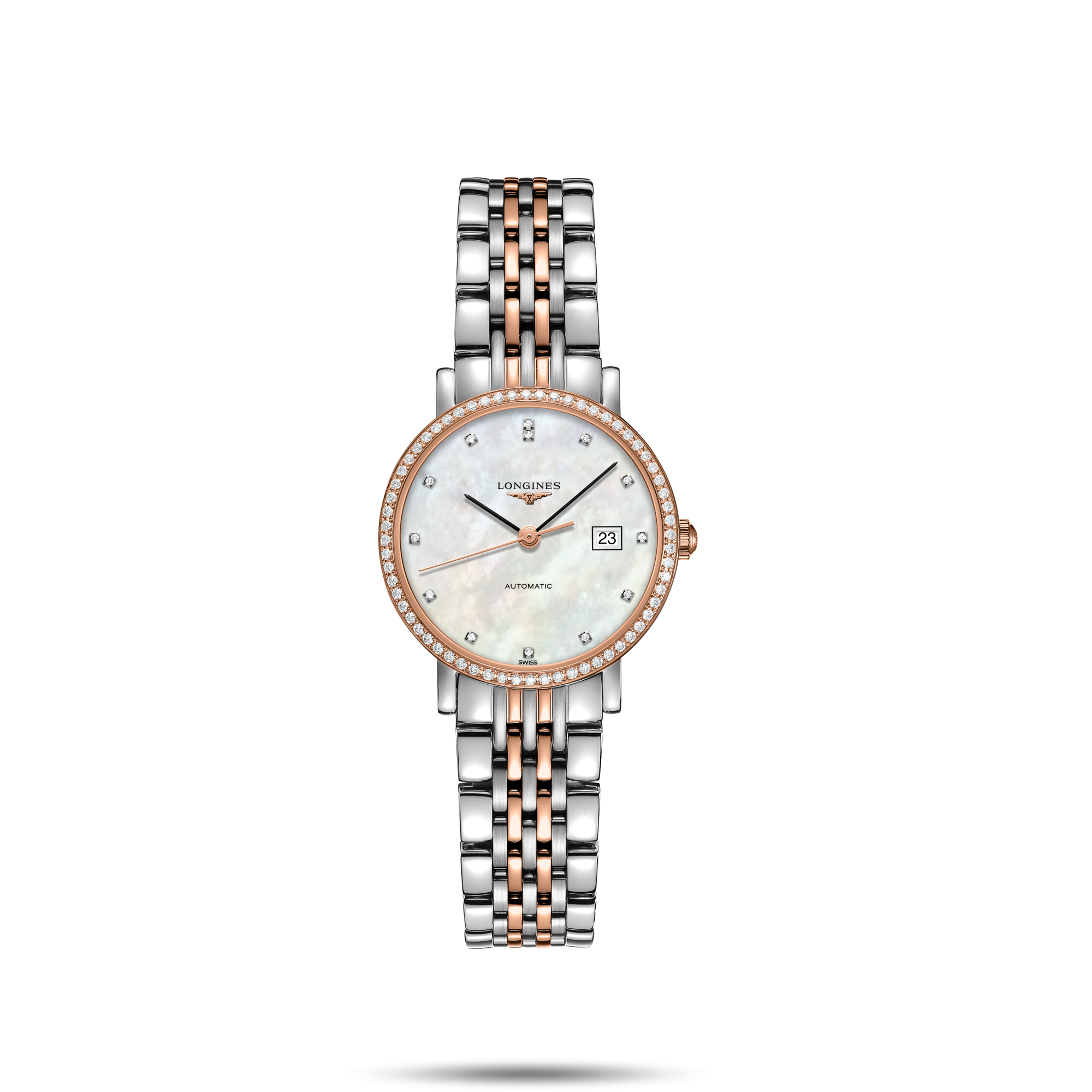 Longines The Elegant Collection L4.910.5.12.7 Automatic Round White Matt  Watch in Mumbai at best price by Time Square - Justdial