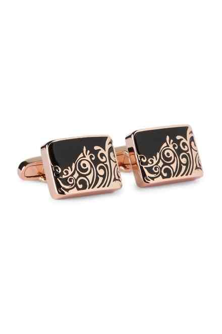 LOUIS PHILIPPE Cufflink Black [LPAB316120]