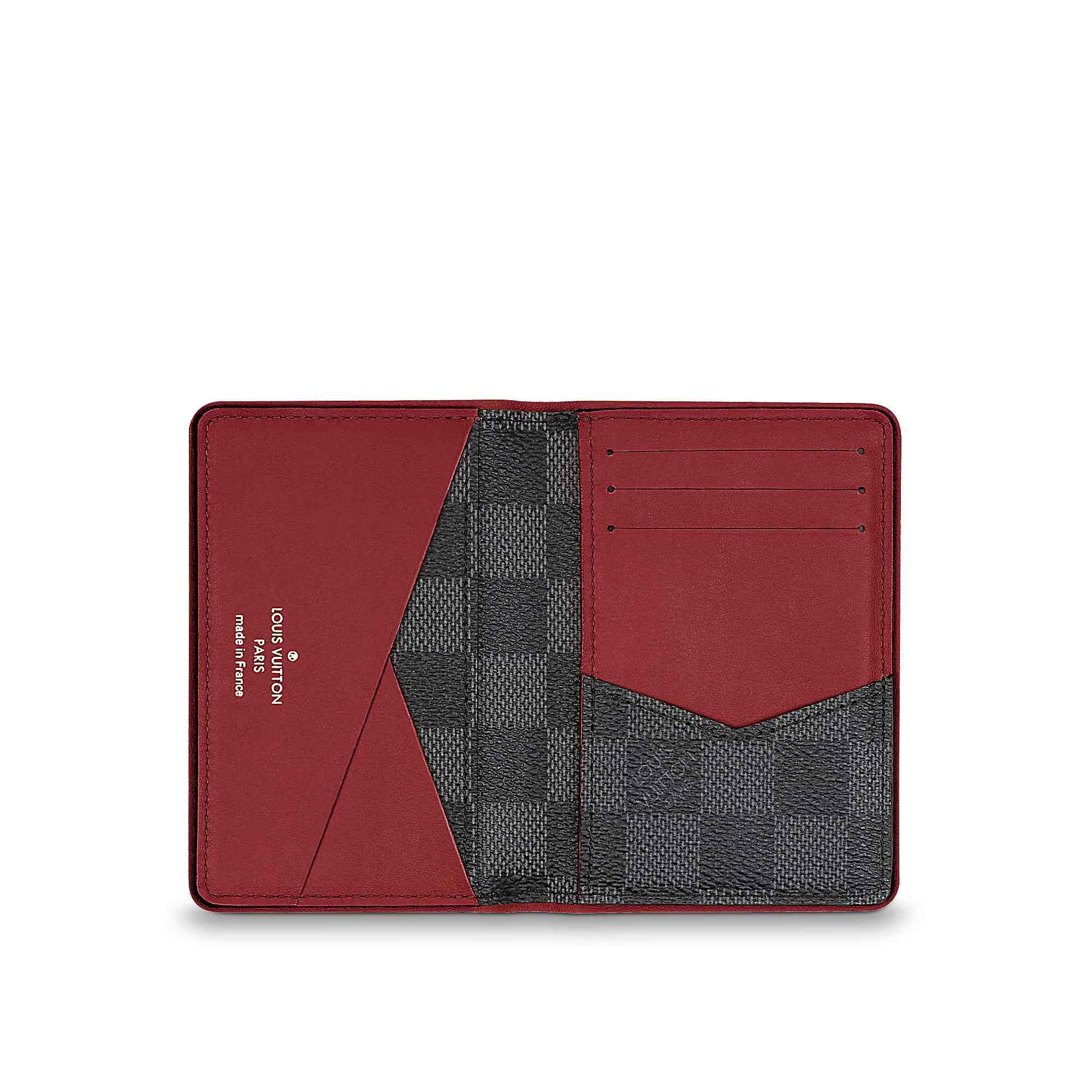 Louis Vuitton Men Pocket Organiser Bordeaux N63257