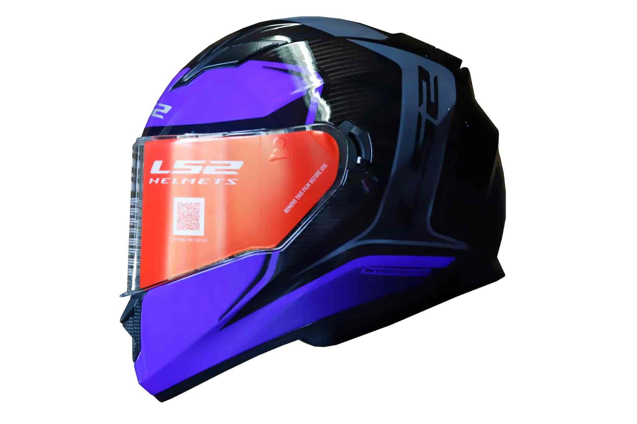 LS2 HELMETS - FF320 STREAM EVO - FLAUX - GLOSS BLACK BLUE ( X-LARGE - 590 MM  )