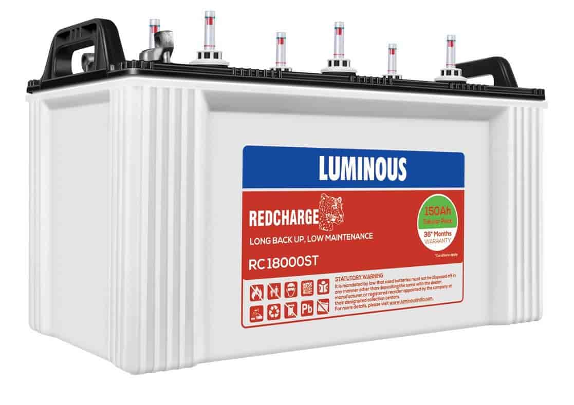 LUMINOUS Red Charge RC 18000ST Inverter Batteries