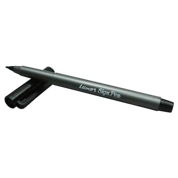 Luxor Sl Red N.Sign - Penna A Punta Fine Rossa, Confezione Da 10 - Inchiostro Vivace E Fluido