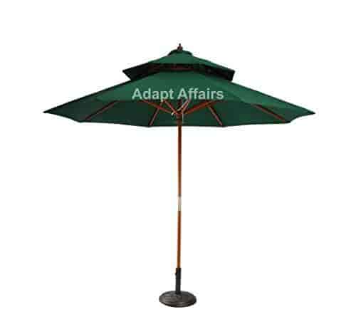 Invezo Impression Luxury Garden Umbrella Wooden Center Pole Patio 9 Ft Diameter Green Color With Base Outdoor Features Reviews In India Justdial Invezo Impression Luxury Garden, Patio Umbrella Pole Diameter